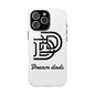 Dream Dads Tough Phone Case — Minimal Monogram DD Phone Cover for Fathers, Father’s Day Gift