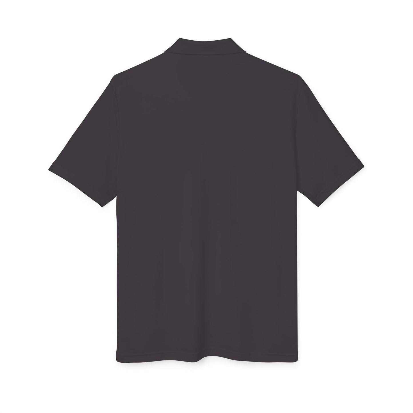 Orange Performance Polo with 'D' Chest Logo — Men's Golf & Team Shirt