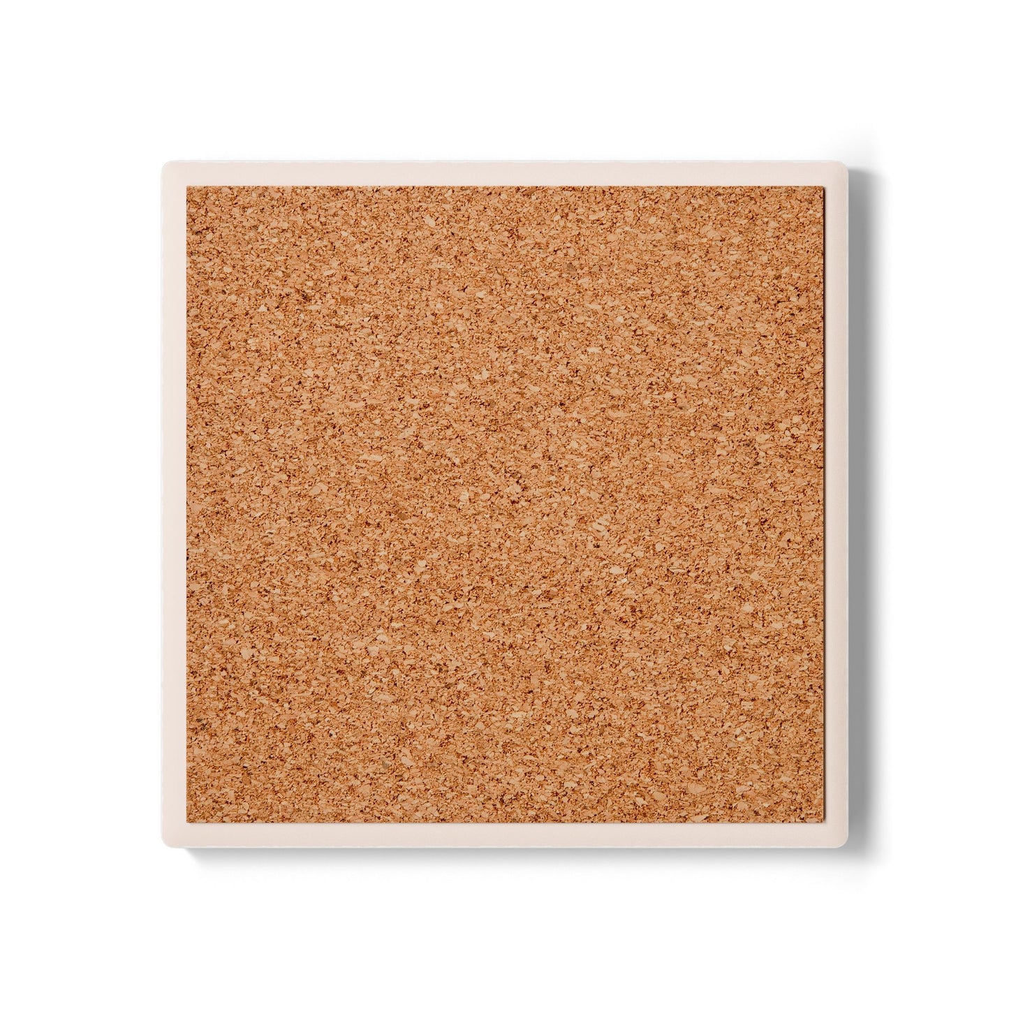 Monogram DD Ceramic Coaster — Modern Black Double-D Initial Drink Coaster