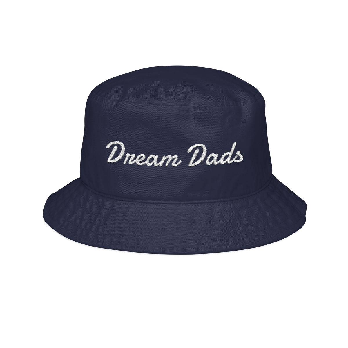 Dream Dads Embroidered Bucket Hat — Casual Dad Logo Sun Hat