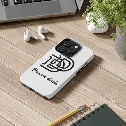 Dream Dads Tough Phone Case — Minimal Monogram DD Phone Cover for Fathers, Father’s Day Gift