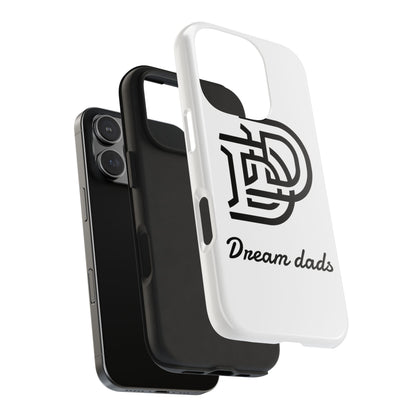 Dream Dads Tough Phone Case — Minimal Monogram DD Phone Cover for Fathers, Father’s Day Gift