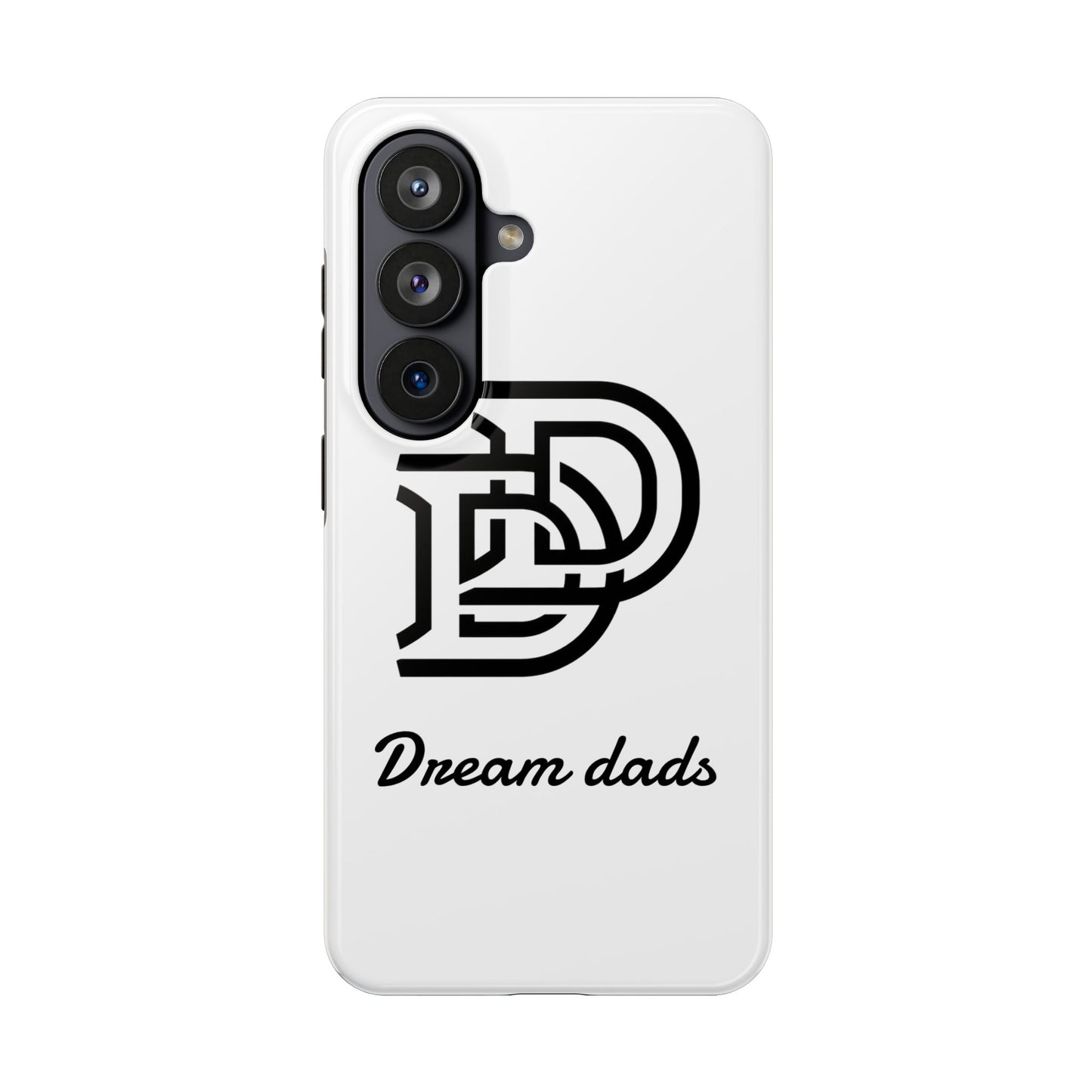 Dream Dads Tough Phone Case — Minimal Monogram DD Phone Cover for Fathers, Father’s Day Gift