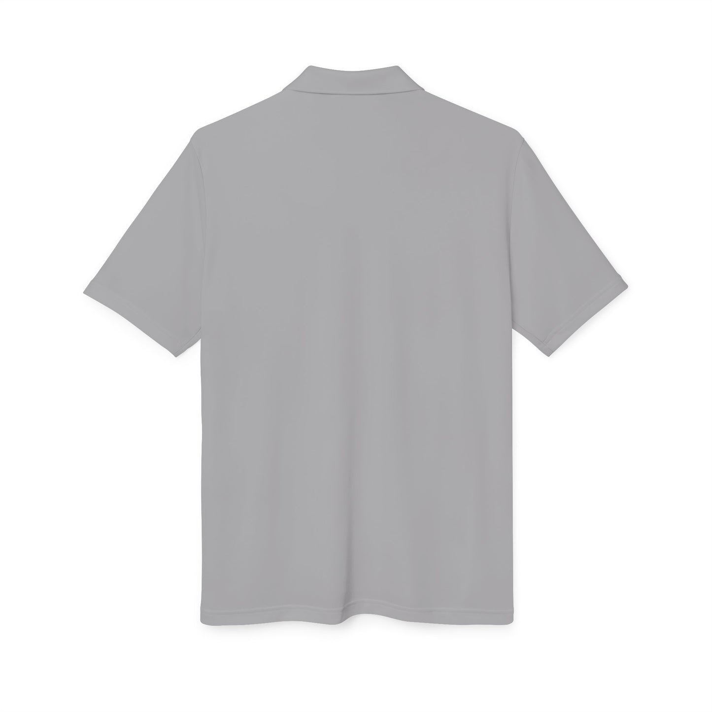 Orange Performance Polo with 'D' Chest Logo — Men's Golf & Team Shirt