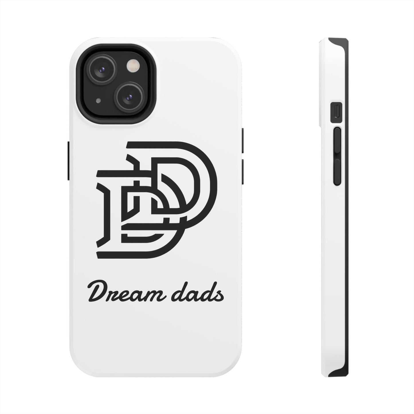 Dream Dads Tough Phone Case — Minimal Monogram DD Phone Cover for Fathers, Father’s Day Gift