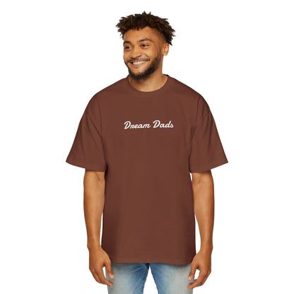 Dream Dads Tee — 'Dream Social Club Dads' Red Oversized Men's T-Shirt