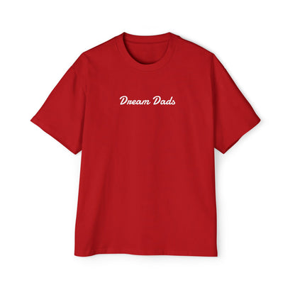 Dream Dads Tee — 'Dream Social Club Dads' Red Oversized Men's T-Shirt