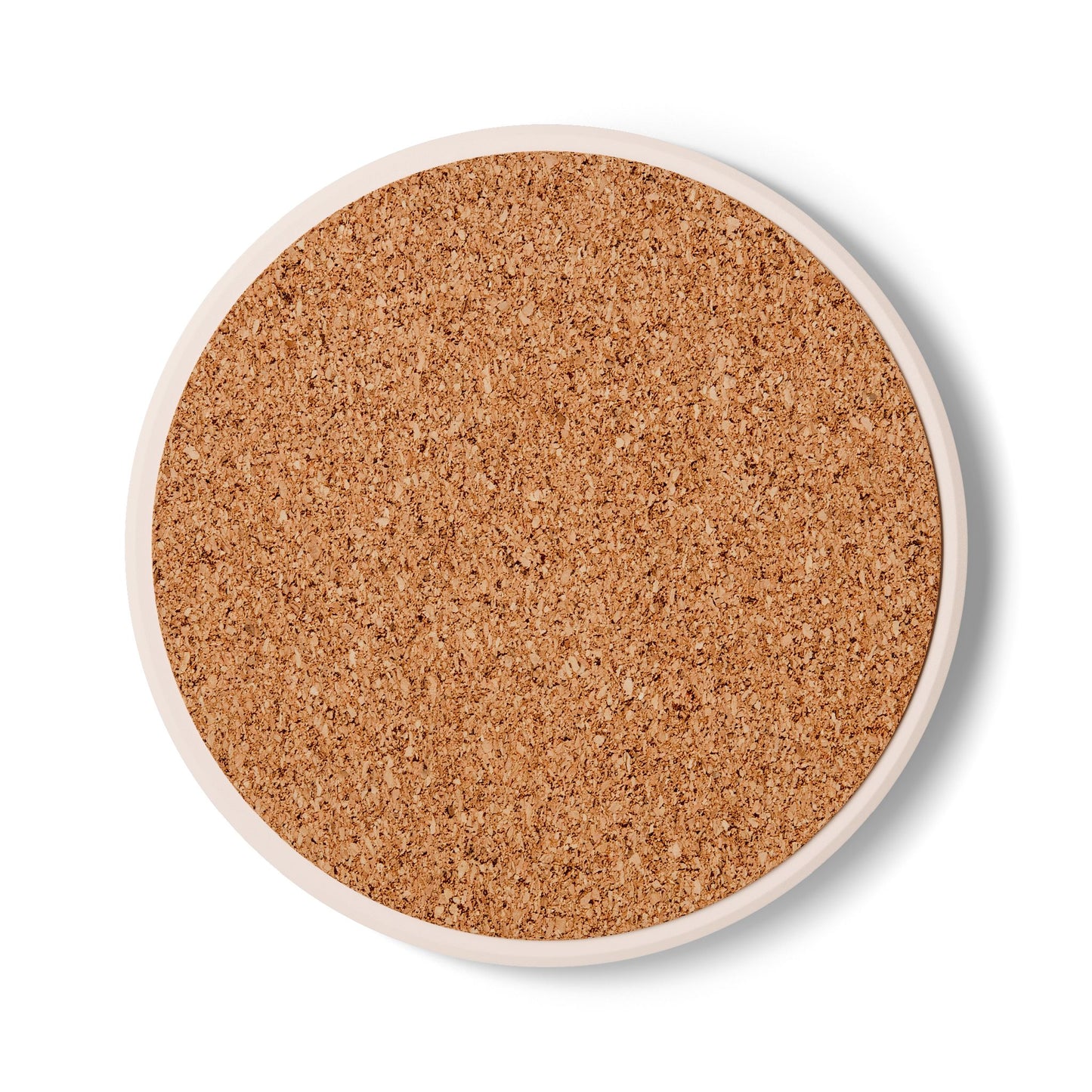 Monogram DD Ceramic Coaster — Modern Black Double-D Initial Drink Coaster
