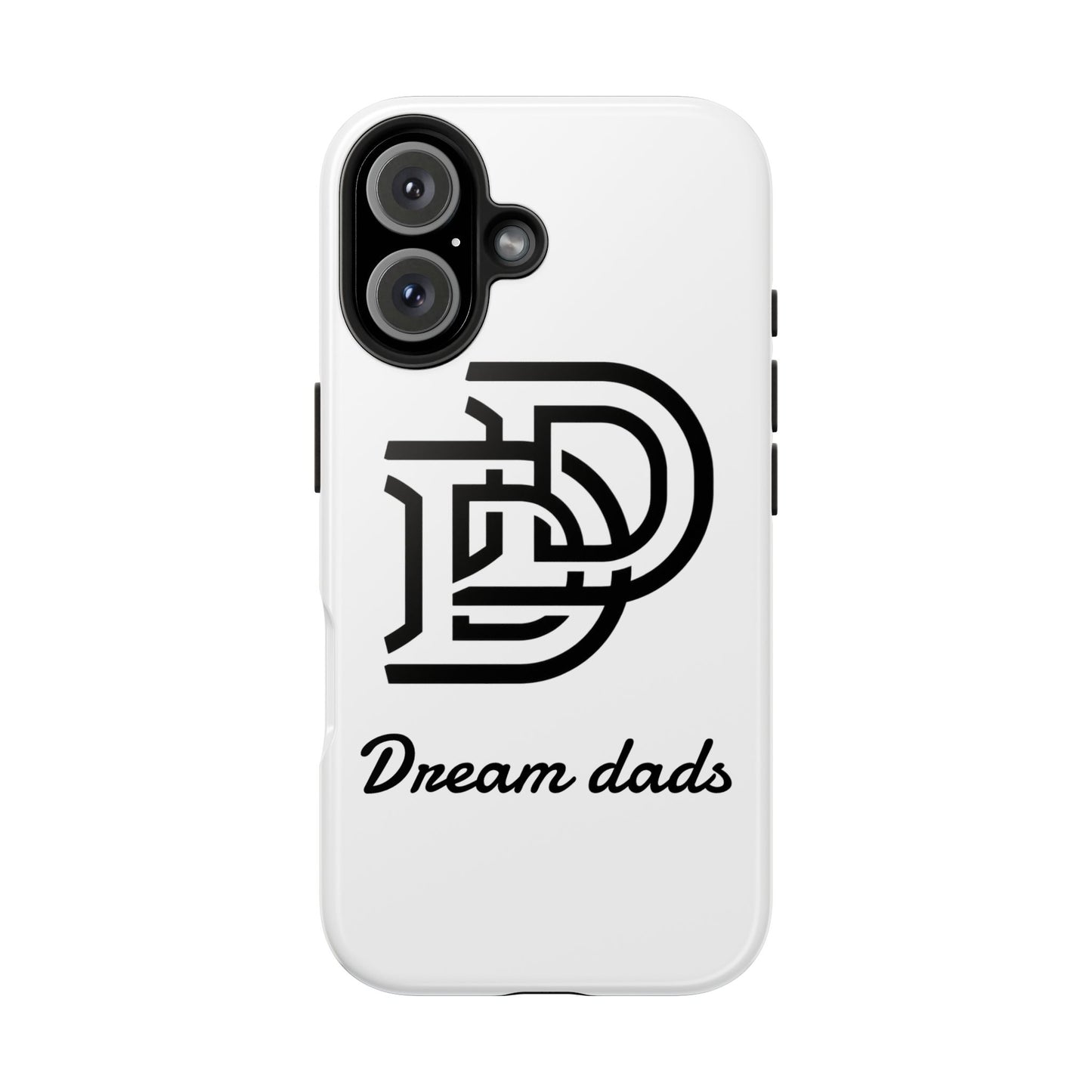 Dream Dads Tough Phone Case — Minimal Monogram DD Phone Cover for Fathers, Father’s Day Gift