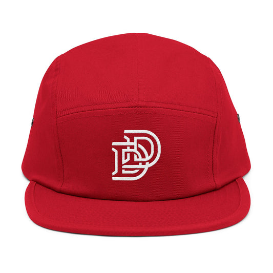 Embroidered D Logo 5-Panel Cap — Minimal Streetwear Hat