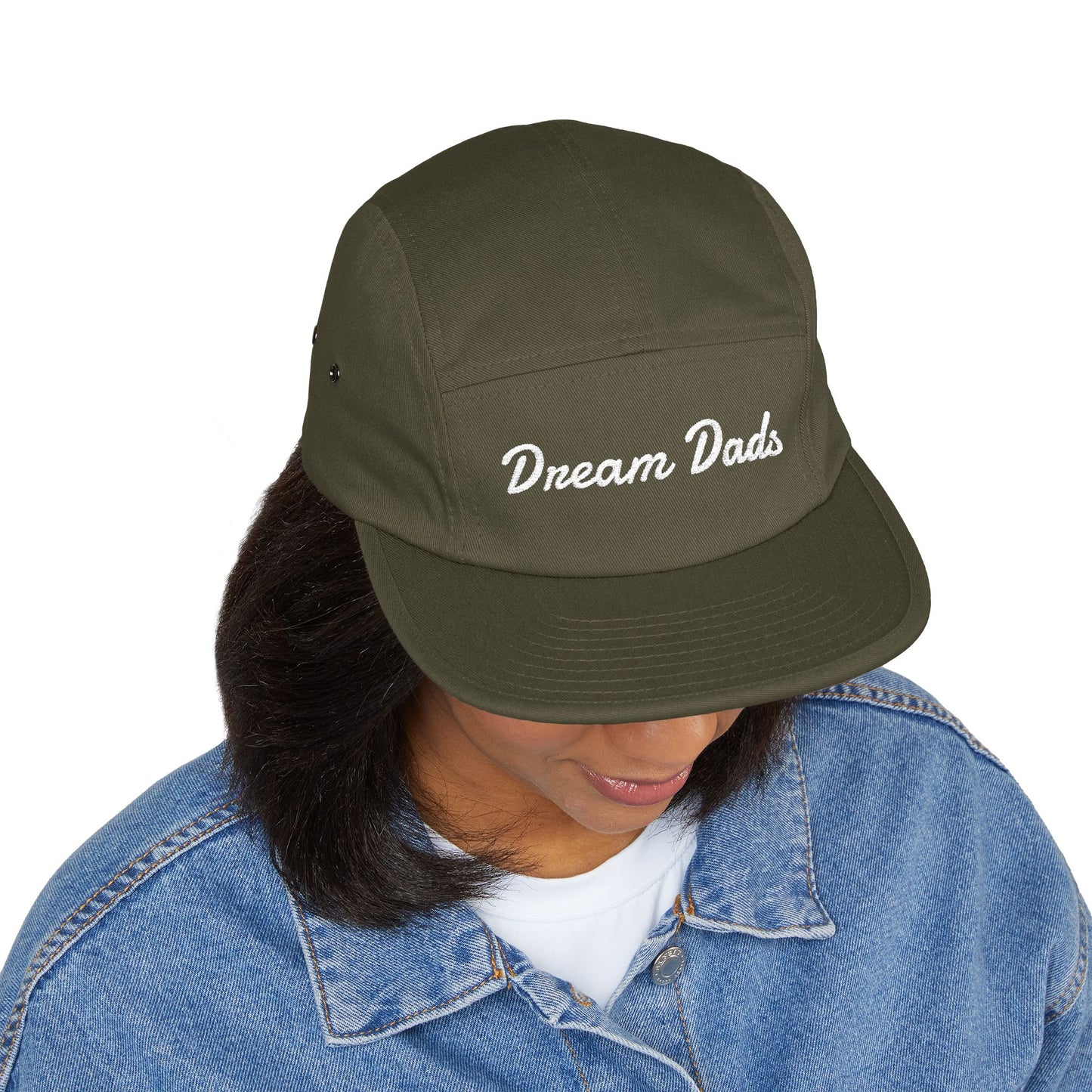 Embroidered 'Dream Dads' 5-Panel Cap