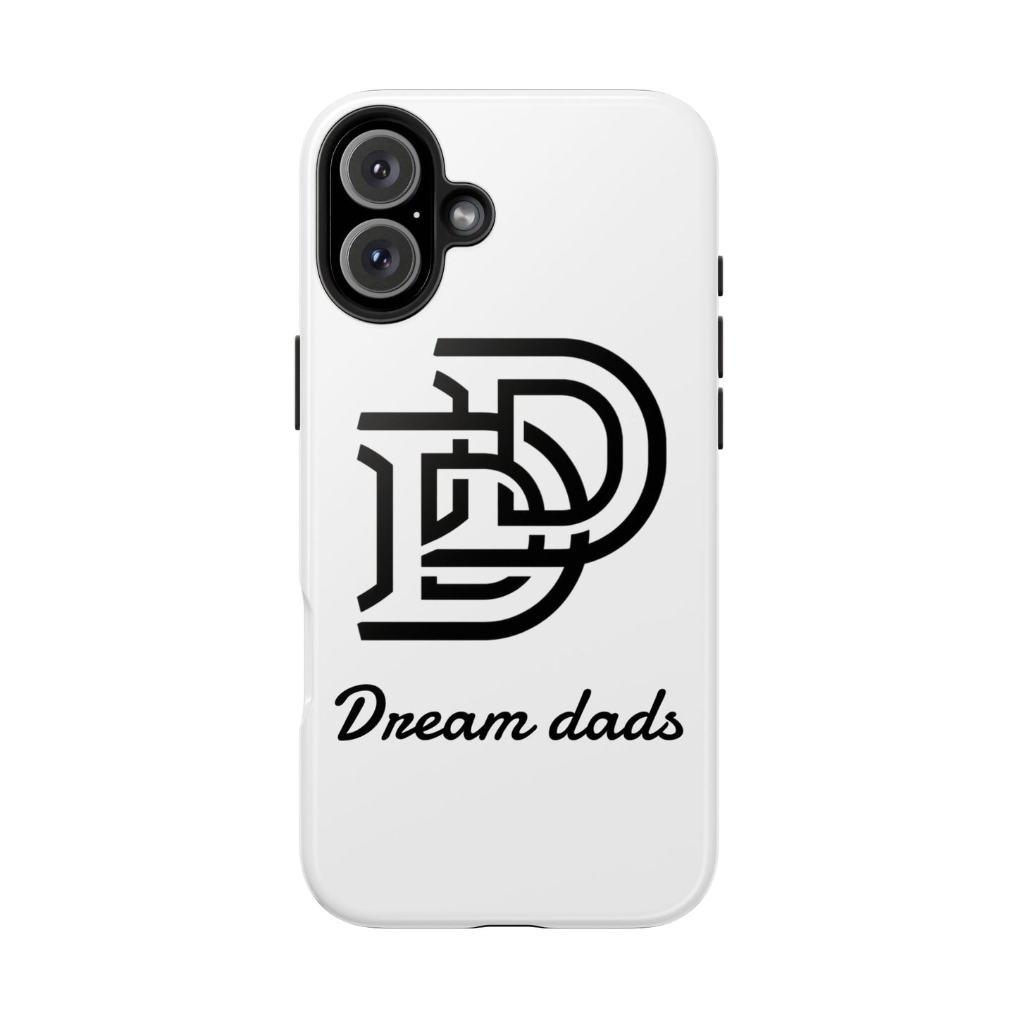 Dream Dads Tough Phone Case — Minimal Monogram DD Phone Cover for Fathers, Father’s Day Gift