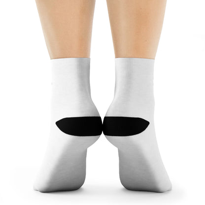 Dream Daddy Crew Socks — Novelty White Socks with Script Text