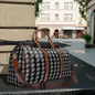 Monogram Waterproof Travel Duffle Bag — Black Patterned Weekender