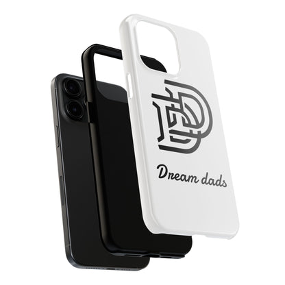 Dream Dads Tough Phone Case — Minimal Monogram DD Phone Cover for Fathers, Father’s Day Gift