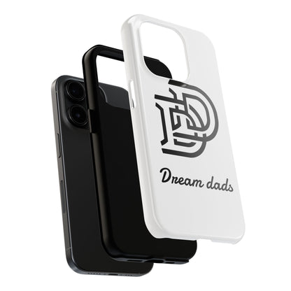 Dream Dads Tough Phone Case — Minimal Monogram DD Phone Cover for Fathers, Father’s Day Gift